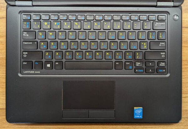 Ноутбук Dell Latitude E5450 / 14" (1366x768) TN / Intel Core i5-5200U (2 (4) ядра по 2.2 - 2.7 GHz) / 8 GB DDR3 / 256 GB SSD / Intel HD Graphics 5500 / WebCam / Windows 10 - Зображення 3