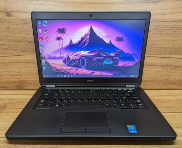 Ноутбук Dell Latitude E5450 / 14" (1366x768) TN / Intel Core i5-5200U (2 (4) ядра по 2.2 - 2.7 GHz) / 8 GB DDR3 / 256 GB SSD / Intel HD Graphics 5500 / WebCam / Windows 10 - Зображення 2