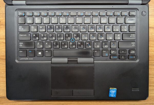 Ноутбук Dell Latitude E5450 / 14" (1920x1080) IPS / Intel Core i5-5300U (2 (4) ядра по 2.3 - 2.9 GHz) / 8 GB DDR3 / 256 GB SSD / nVidia GeForce 830M, 2 GB DDR3, 64-bit / WebCam / Fingerprint / Windows 10 - Зображення 3