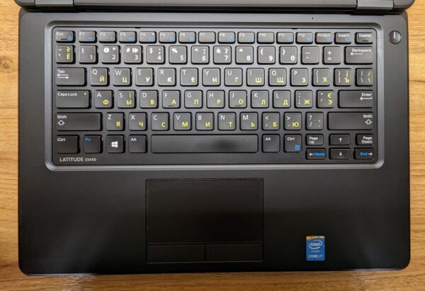 Ноутбук Dell Latitude E5450 / 14" (1920x1080) IPS / Intel Core i7-5600U (2 (4) ядра по 2.6 - 3.2 GHz) / 8 GB DDR3 / 250 GB SSD / Intel HD Graphics 5500 / WebCam / Windows 10 - Зображення 3