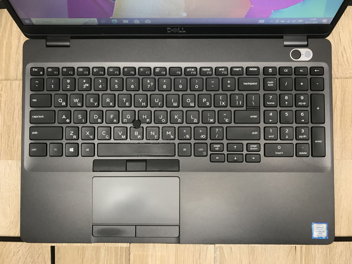 Ноутбук Dell Precision 3540 / 15.6" (1366x768) TN / Intel Core i5-8365U (4 (8) ядра по 1.6 - 4.1 GHz) / 8 GB DDR4 / 240 GB SSD M.2 / Intel UHD Graphics 620 / WebCam / Fingerprint / HDMI / Windows 10 ліцензія - Зображення 4