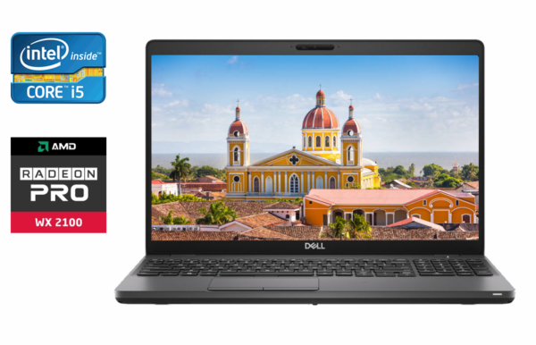 Ноутбук Dell Precision 3540 / 15.6" (1920x1080) IPS / Intel Core i5-8265U (4 (8) ядра по 1.6 - 3.9 GHz) / 16 GB DDR4 / 512 GB SSD / AMD Radeon Pro WX 2100, 2 GB GDDR5, 64-bit / WebCam / HDMI / Windows 10