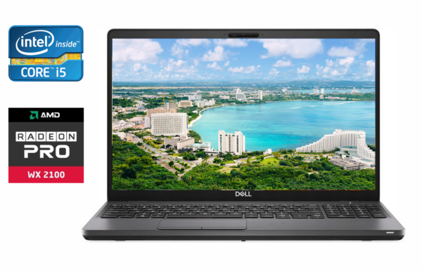Ноутбук Dell Precision 3540 / 15.6" (1920x1080) IPS / Intel Core i5-8365U (4 (8) ядра по 1.6 - 4.1 GHz) / 16 GB DDR4 / 512 GB SSD / AMD Radeon Pro WX 2100, 2 GB GDDR5, 64-bit / WebCam / HDMI / Windows 10