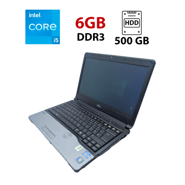 Ноутбук Fujitsu LifeBook S762 / 13.3" (1366x768) TN / Intel Core i5-3320M (2 (4) ядра по 2.6 - 3.3 GHz) / 6 GB DDR3 / 500 GB HDD / Intel HD Graphics 4000 / WebCam