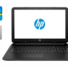 Ноутбук HP 15-r018dx / 15.6" (1366x768) TN / Intel Core i3-4010U (2 (4) ядра по 1.7 GHz) / 8 GB DDR3 / 240 GB SSD / Intel HD Graphics 4400 / WebCam / Windows 10