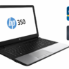 Ноутбук HP 350 G1 / 15.6" (1366x768) TN / Intel Core i3-4005U (2 (4) ядра по 1.7 GHz) / 4 GB DDR3 / 256 GB SSD / Intel HD Graphics 4400 / WebCam / Windows 10