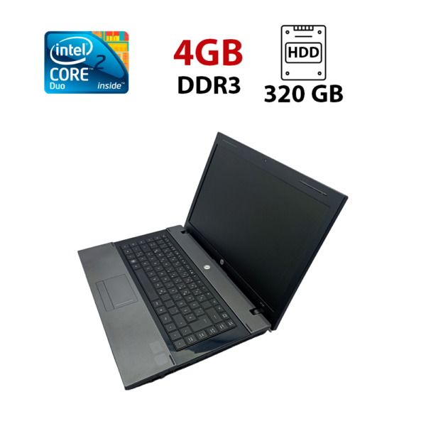 Ноутбук HP 620 / 15.6" (1366x768) TN / Intel Core 2 Duo T6670 (2 ядра по 2.2GHz) / 4 GB DDR3 / 320 GB HDD / Intel HD Graphics / WebCam