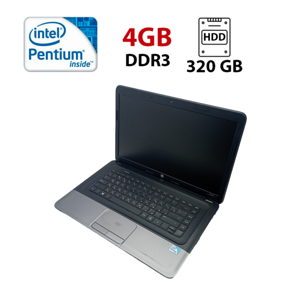 Ноутбук HP 650 / 15.6" (1366x768) TN / Intel Pentium 2020M (2 ядра по 2.4 GHz) / 6 GB DDR3 / 320 GB HDD / Intel HD Graphics 4000/ WebCam