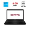 Ноутбук HP Compaq Presario CQ57 / 15.6" (1366x768) TN / Intel Core i3-2330M (2 (4) ядра по 2.2 GHz) / 6 GB DDR3 / 500 GB HDD / Intel HD Graphics 3000 / WebCam
