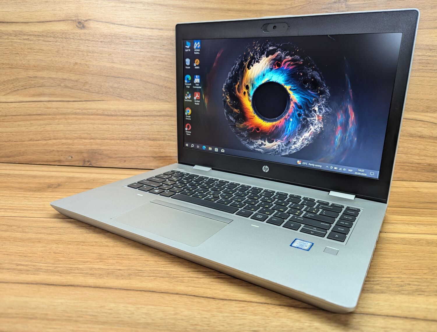 Ноутбук HP ProBook 640 G5 / 14" (1920x1080) IPS / Intel Core i5-8365U (4 (8) ядра по 1.6 - 4.1 GHz) / 8 GB DDR4 / 256 GB SSD / Intel UHD Graphics 620 / WebCam / Windows 10 - Зображення 5