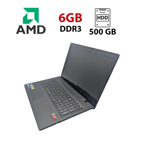 Ноутбук Lenovo G50-45 / 15.6" (1366x768) TN / AMD A6-6310 (4 ядра по 1.8 - 2.4 GHz) / 6 GB DDR3 / 500 GB HDD / AMD Radeon R4 Graphics / WebCam