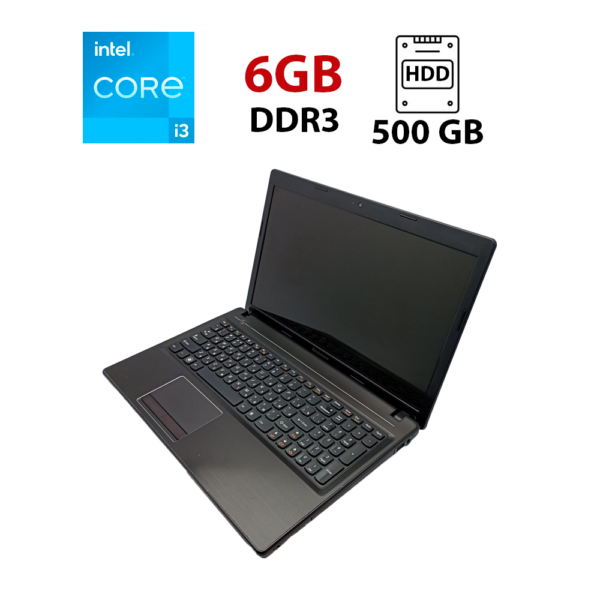 Ноутбук Lenovo G580 / 15.6" (1366x768) TN / Intel Core i3-2348M (2 (4) ядра по 2.3 GHz) / 6 GB DDR3 / 500 GB HDD / Intel HD Graphics 3000 / WebCam