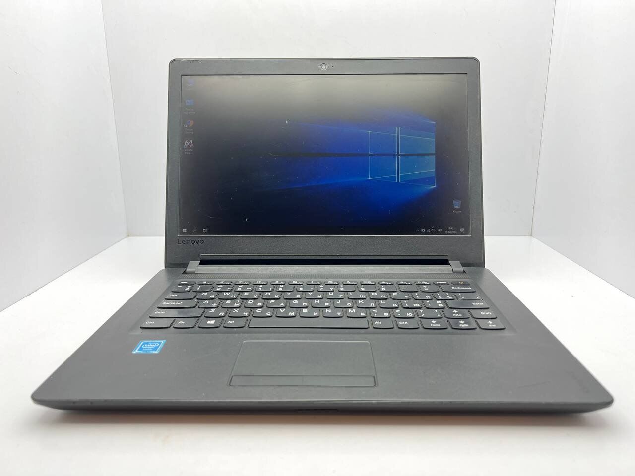 Ноутбук Lenovo Ideapad 110-14IBR / 14" (1366x768) TN / Intel Celeron N3060 (2 (дра по 1.6 - 2.48 GHz) / 2 GB DDR3 / 120 GB HDD / Intel HD Graphics 400 / WebCam - Зображення 2