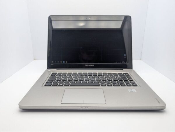 Ноутбук Lenovo IdeaPad U410 / 14" (1366x768) TN / Intel Core i5-3317U (2 (4) ядра по 1.7 - 2.6 GHz) / 8 GB DDR3 / 240 GB SSD / nVidia GeForce GT 610M, 1 GB DDR3, 64-bit / WebCam - Зображення 2