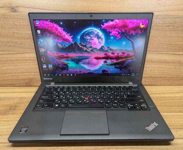 Ноутбук Lenovo ThinkPad T440s / 14" (1920x1080) IPS / Intel Core i7-4600U (2 (4) ядра по 2.1 - 3.3 GHz) / 8 GB DDR3 / 256 GB SSD / Intel HD Graphics 4400 / WebCam / Fingerprint / Windows 10 - Зображення 2