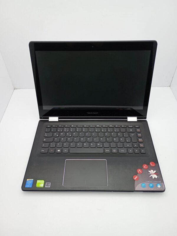 Ноутбук Lenovo Yoga 500 / 14" (1366x768) TN Touch / Intel Core i3-5005U (2 (4) ядра по 2.0 GHz) / 4 GB DDR3 / 240 GB SSD / nVidia GeForce 920M, 2 GB GDDR3, 64-bit / WebCam / HDMI - Зображення 2