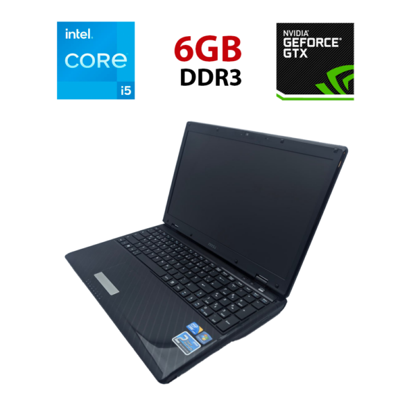 Ноутбук MSI CX63 / 15.6" (1366x768) TN / Intel Core i5-460M (2 (4) ядра по 2.53 - 2.8GHz) / 6 GB DDR3 / 500 GB HDD / nVidia GeForce 310M, 1 GB GDDR3, 64-bit / WebCam