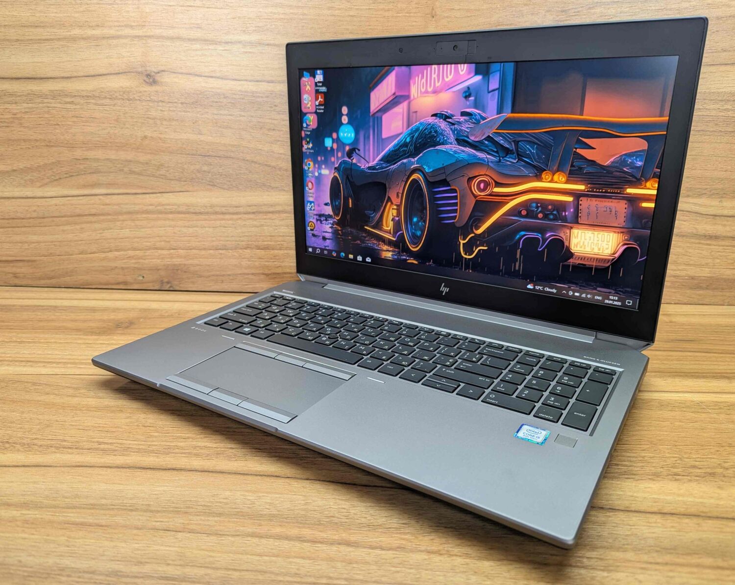 Ноутбук робоча станція HP zBook 15 G5 / 15.6" (1920x1080) IPS / Intel Core i5-8300H (4 (8) ядра по 2.3 - 4.0 GHz) / 16 GB DDR4 / 480 GB SSD / Intel UHD Graphics 630 / TouchID / WebCam / Windows 10 - Зображення 5