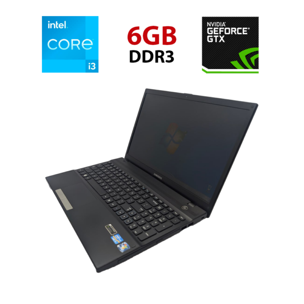 Ноутбук Samsung NP300V5A / 15.6" (1366x768) TN / Intel Core i3-2350M (2 (4) ядра по 2.3 GHz) / 6 GB DDR3 / 1000 GB HDD / nVidia GeForce GT 520MX, 1GB DDR3, 64-bit / WebCam