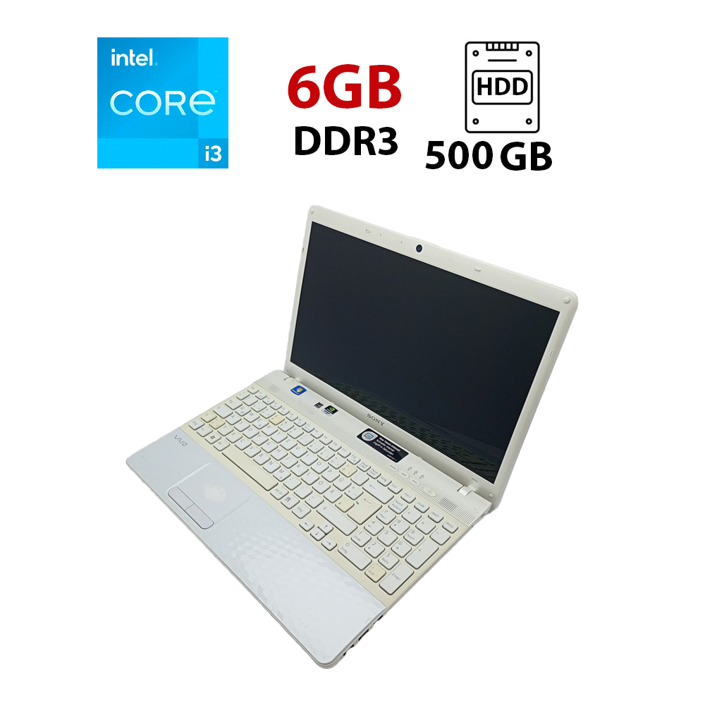Ноутбук Sony VP156 / 15.6" (1366x768) TN / Intel Core i3-2330M (2 (4) ядра по 2.2 GHz) / 6 GB DDR3 / 500 GB HDD / nVidia GeForce 410M, 1 GB GDDR3, 64-bit / WebCam