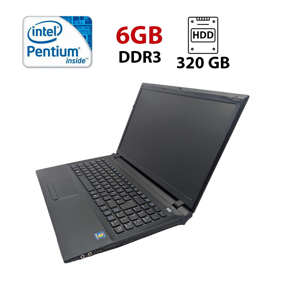 Ноутбук Terra Mobile 1528 / 15.6" (1366x768) TN / Intel Pentium B940 (2 ядра по 2.0 GHz) / 6 GB DDR3 / 320 GB HDD / Intel HD Graphics / WebCam