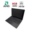 Ноутбук Toshiba C70 / 17.3" (1600x900) TN / AMD A6-6310 (4 ядра по 1.8 - 2.4 GHz) / 8 GB DDR3 / 750 GB HDD / AMD Radeon R4 Graphics / WebCam