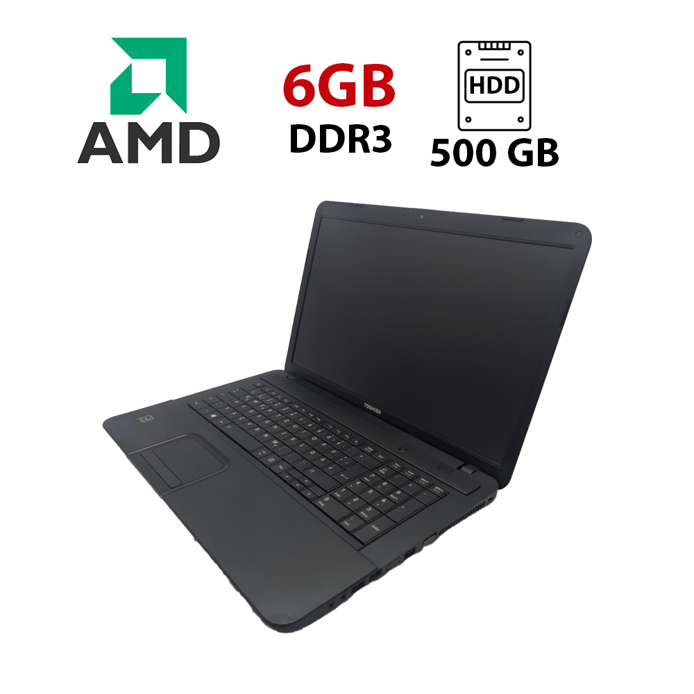 Ноутбук Toshiba Satellite C870D / 17.3" (1600x900) TN / AMD E1-1200 (2 ядра по 1.4 GHz) / 6 GB DDR3 / 500 GB HDD / AMD Radeon HD 7310 / WebCam