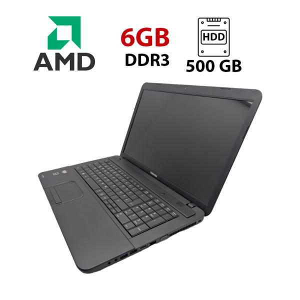 Ноутбук Toshiba Satellite C870d / 17.3" (1600x900) TN / AMD E2-1800 (2 ядра по 1.7 GHz) / 6 GB DDR3 / 500 GB HDD / AMD Radeon HD 7340 Graphics / WebCam