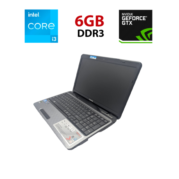 Ноутбук Toshiba Satellite L750 / 15.6" (1366x768) TN / Intel Core i3-2310M (2 (4) ядра по 2.1 GHz) / 6 GB DDR3 / 500 GB HDD / nVidia GeForce GT 525M, 1 GB DDR3, 128-bit / WebCam / HDMI
