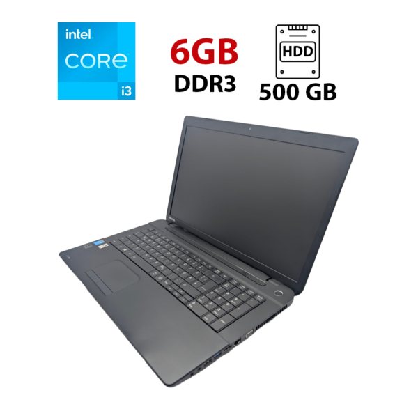 Ноутбук Toshiba Satellite PRO C70-B / 17.3" (1600x900) TN / Intel Core i3-4005U (2 (4) ядра по 1.7 GHz) / 6 GB DDR3 / 500 GB HDD / Intel HD Graphics 4400 / WebCam