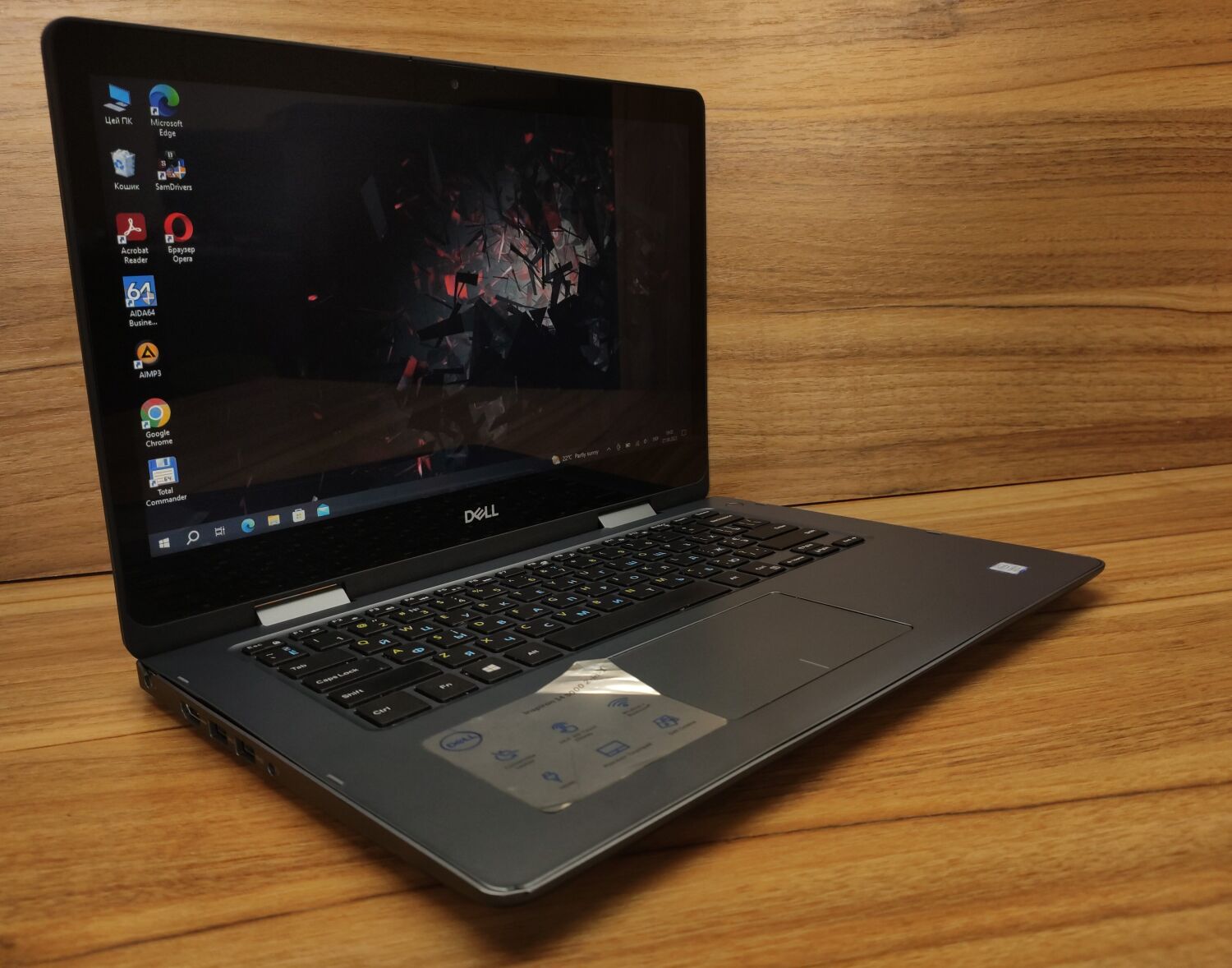 Ноутбук Б-клас Dell Inspiron 14 5481 / 14" (1366x768) TN Touch / Intel Core i5-8265U (4 (8) ядра по 1.6 - 3.9 GHz) / 16 GB DDR4 / 480 GB SSD / Intel UHD Graphics for 8th Generation / WebCam - Зображення 4