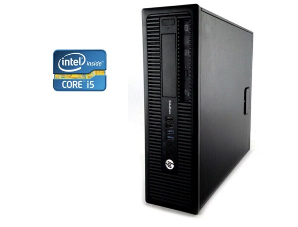 ПК Б-клас HP ProDesk 400 G1 SFF / Intel Core i5-4570 (4 ядра по 3.2 - 3.6 GHz) / 8 GB DDR3 / 500 GB HDD / Intel HD Graphics 4600 / DVD-RW + USB-флешка 64 GB