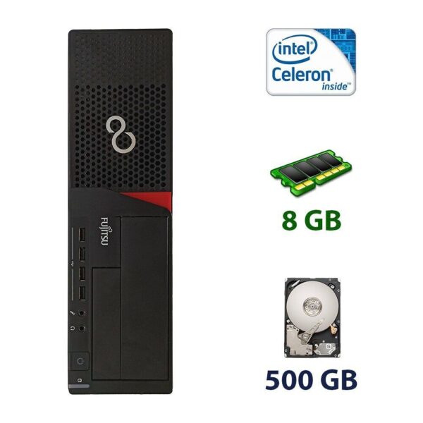 Комп'ютер Fujitsu Esprimo E720 E85+ DT / Intel Celeron G1820 (2 ядра по 2.7 GHz) / 8 GB DDR3 / 500 GB HDD / Intel HD 4000