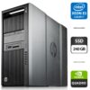 Рабоча станція HP Z840 Workstation Tower / 2x Intel Xeon E5-2697 v3 (14 (28) ядер по 2.6 - 3.6 GHz) / 64 GB DDR4 / 240 GB SSD / nVidia Quadro M4000, 8 GB GDDR5, 256-bit / DVD-ROM