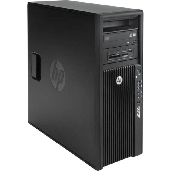 Робоча станція HP Z420 Workstation Tower / Intel Xeon E5-2630L (6 (12) ядер по 2.0 - 2.5 GHz) / 16 GB DDR3 / 240 GB SSD + 500 GB HDD / nVidia Quadro 2000D, 2 GB GDDR5, 128-bit / DVD-RW - Зображення 2