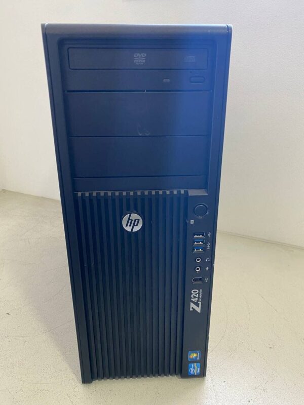 Робоча станція HP Z420 Workstation Tower / Intel Xeon E5-2660 v2 (10 (20) ядер по 2.2 - 3.0 GHz) / 64 GB DDR3 / 240 GB SSD + 500 GB HDD / AMD Radeon HD 7870, 2 GB GDDR5, 256-bit / DVD-ROM / HDMI - Зображення 2