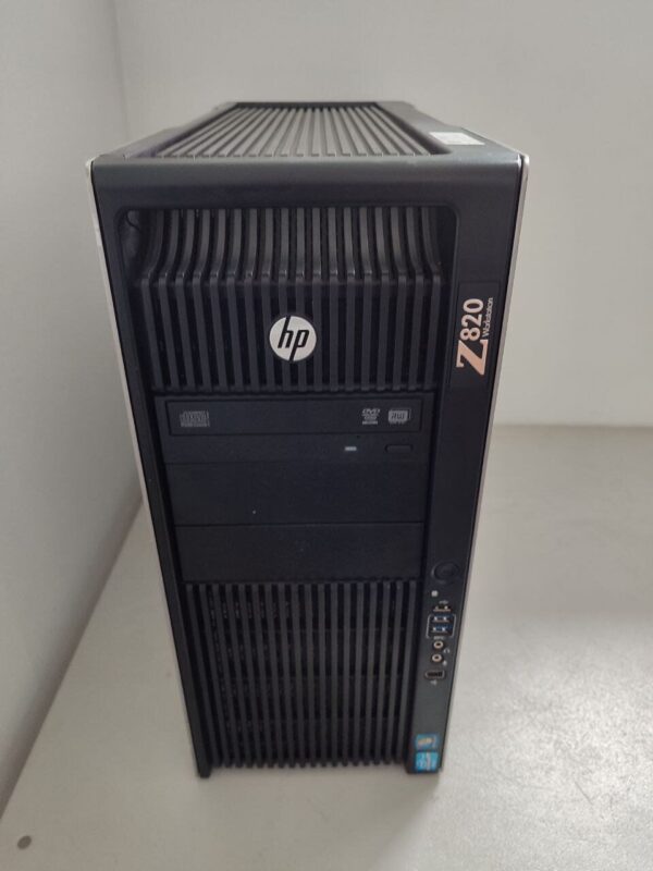 Робоча станція HP Z820 Workstation Tower / 2x Intel Xeon E5-2658 v2 (10 (20) ядер по 2.4 - 3.0 GHz) / 64 GB DDR3 / 240 GB SSD / AMD FirePro W5100, 4 GB GDDR5, 128-bit / DVD-ROM - Зображення 2