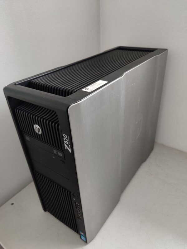 Робоча станція HP Z820 Workstation Tower / 2x Intel Xeon E5-2658 v2 (10 (20) ядер по 2.4 - 3.0 GHz) / 64 GB DDR3 / 240 GB SSD / AMD FirePro W5100, 4 GB GDDR5, 128-bit / DVD-ROM - Зображення 3