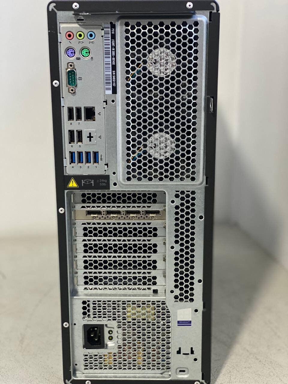 Робоча станція Lenovo ThinkStation P510 Tower / Intel Xeon E5-2697 v3 (14 (28) ядер по 2.6 - 3.6 GHz) / 64 GB DDR4 / 240 GB SSD / nVidia Quadro M2000, 4 GB GDDR5, 128-bit / DVD-ROM - Зображення 5