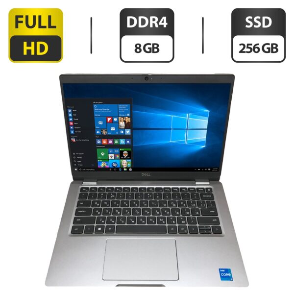 Ультрабук Б-клас Dell Latitude 5320 / 13.3" (1920x1080) IPS / Intel Core i5-1135G7 (4 (8) ядра по 2.4 - 4.2 GHz) / 8 GB DDR4 / 256 GB SSD M.2 / Intel Iris X Graphics / WebCam / Windows 10 ліцензія