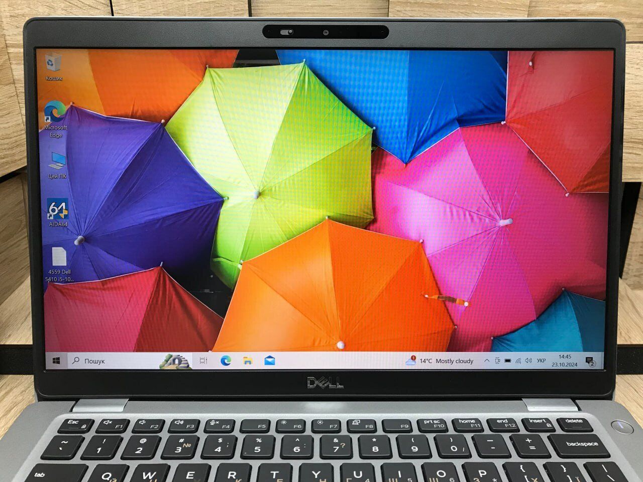 Ультрабук Б-клас Dell Latitude 5410 / 14" (1920x1080) IPS / Intel Core i5-10310U (4 (8) ядра по 1.7 - 4.4 GHz) / 8 GB DDR4 / 256 GB SSD / Intel UHD Graphics / WebCam / Windows 10 ліцензія - Зображення 3