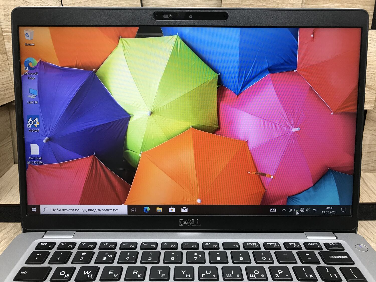 Ультрабук Б-клас Dell Latitude 5410 / 14" (1920x1080) IPS / Intel Core i5-10310U (4 (8) ядра по 1.7 - 4.4 GHz) / 8 GB DDR4 / 256 GB SSD M.2 / Intel UHD Graphics / WebCam / Windows 10 ліцензія - Зображення 3