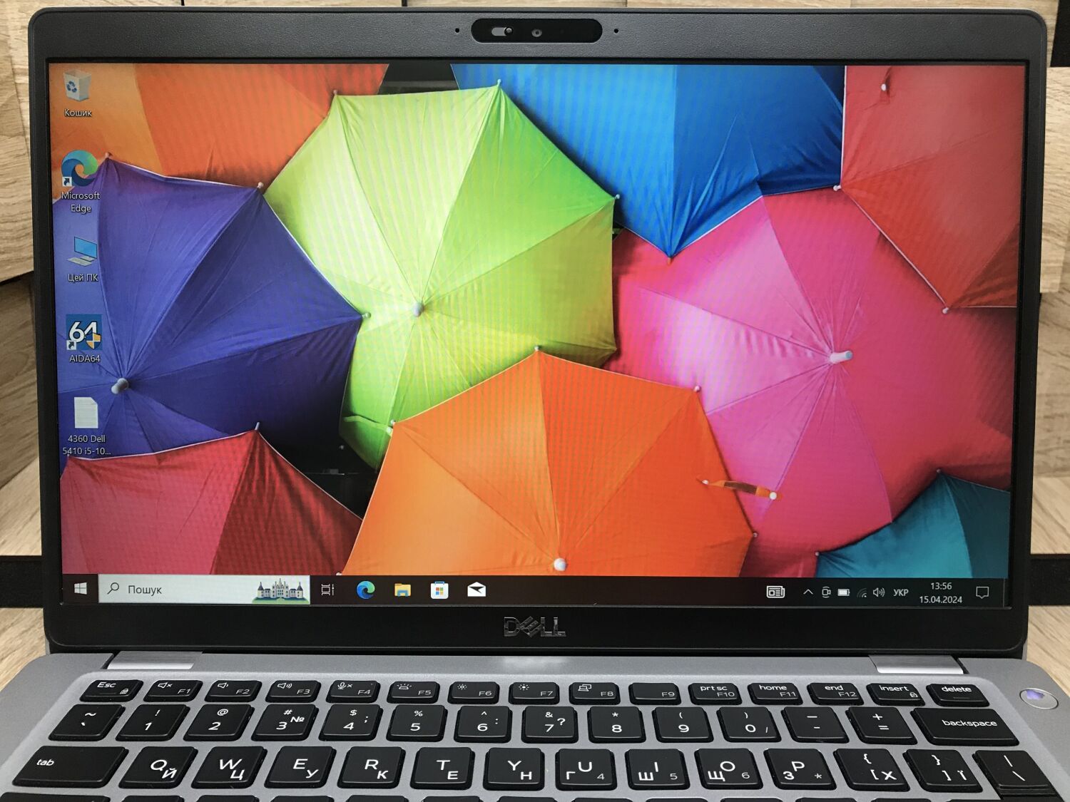 Ультрабук Б-клас Dell Latitude 5410 / 14" (1920x1080) IPS Touch / Intel Core i5-10210U (4 (8) ядра по 1.6 - 4.2 GHz) / 8 GB DDR4 / 256 GB SSD M.2 / Intel UHD Graphics / WebCam / USB 3.1 / HDMI / Windows 10 ліцензія - Зображення 3