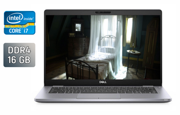 Ультрабук Б-клас Dell Latitude 5411 / 14" (1920x1080) IPS / Intel Core i7-10850H (6 (12) ядер по 2.7 - 5.1 GHz) / 16 GB DDR4 / 512 GB SSD / Intel UHD Graphics / WebCam / Windows 10
