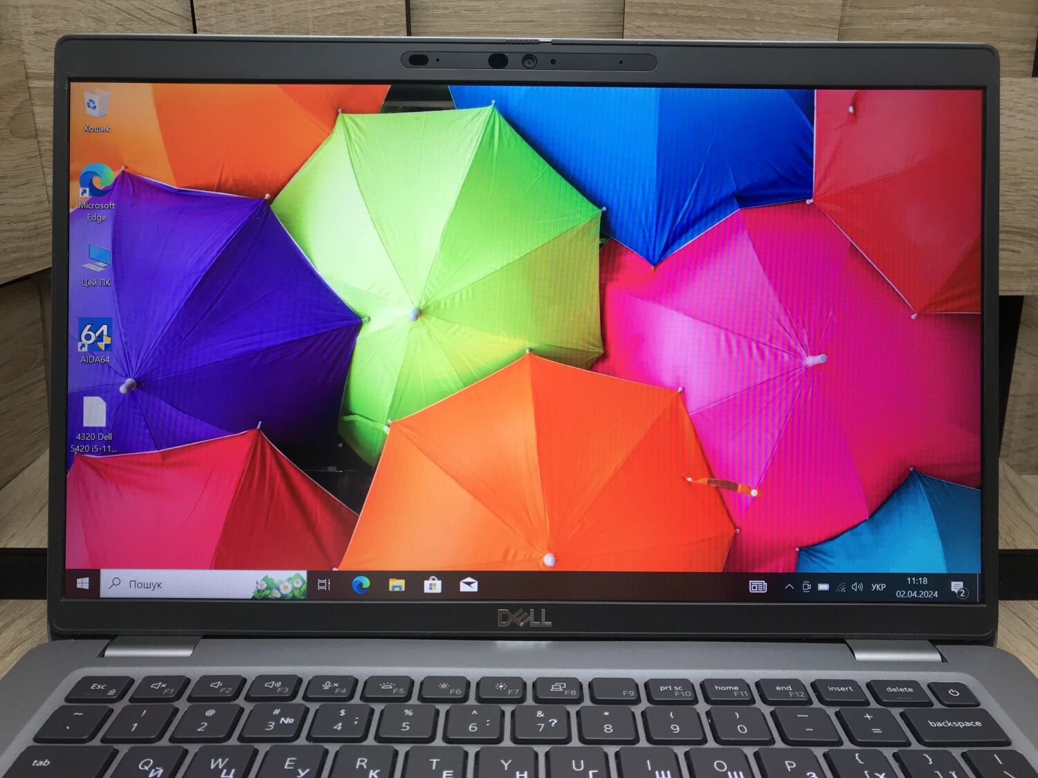 Ультрабук Б-клас Dell Latitude 5420 / 14" (1920x1080) IPS / Intel Core i5-1145G7 (4 (8) ядра по 2.6 - 4.4 GHz) / 16 GB DDR4 / 256 GB SSD / Intel Iris Xe Graphics / WebCam / Windows 10 ліцензія - Зображення 3