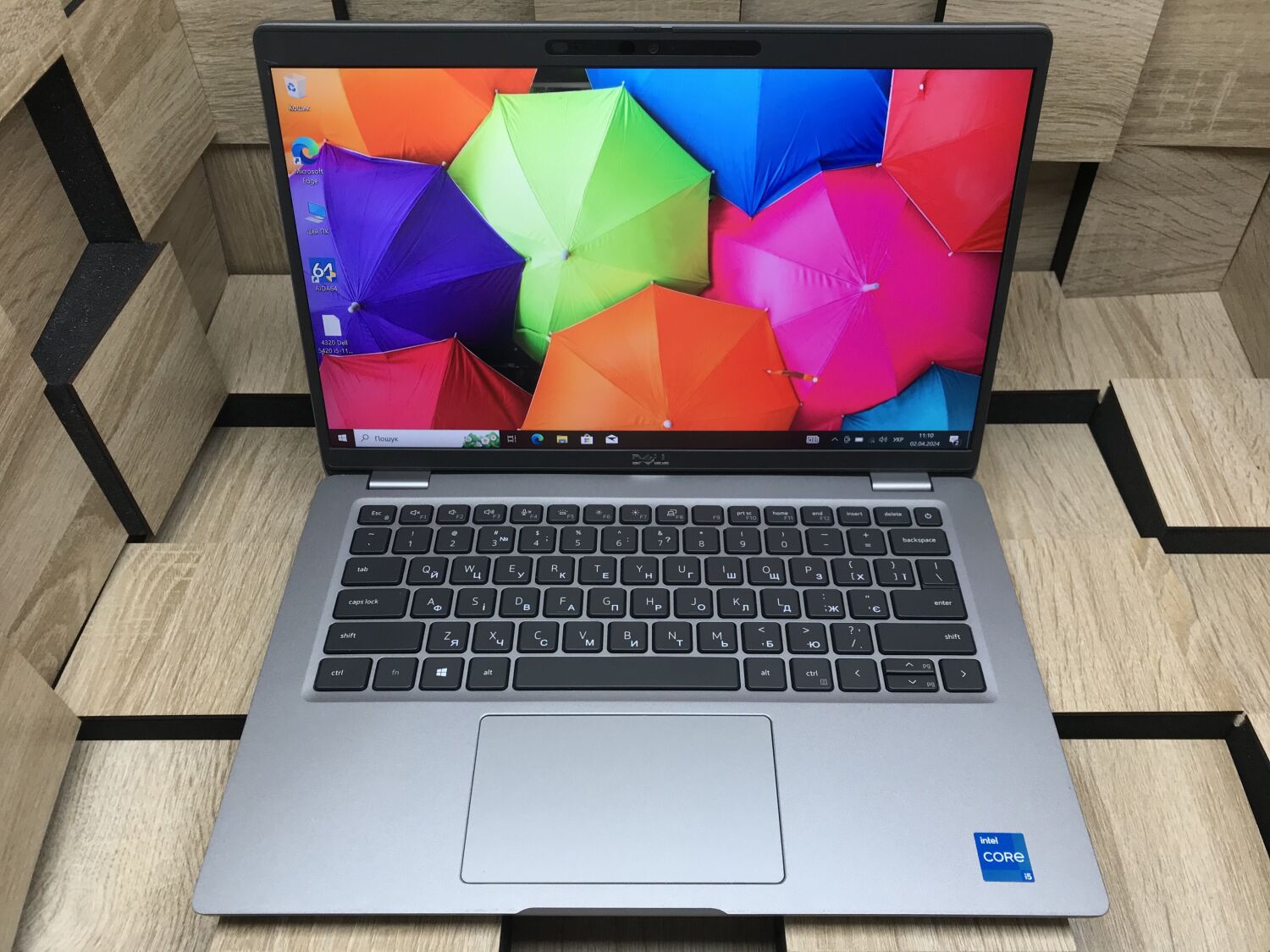 Ультрабук Б-клас Dell Latitude 5420 / 14" (1920x1080) IPS / Intel Core i5-1145G7 (4 (8) ядра по 2.6 - 4.4 GHz) / 16 GB DDR4 / 256 GB SSD / Intel Iris Xe Graphics / WebCam / Windows 10 ліцензія - Зображення 2