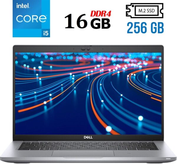 Ультрабук Б-клас Dell Latitude 5420 / 14" (1920x1080) IPS / Intel Core i5-1145G7 (4 (8) ядра по 2.6 - 4.4 GHz) / 16 GB DDR4 / 256 GB SSD M.2 / Intel Iris Xe Graphics / WebCam / Windows 10 ліцензія