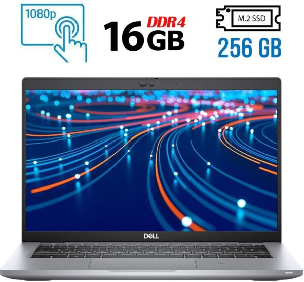 Ультрабук Б-клас Dell Latitude 5420 / 14" (1920x1080) IPS Touch / Intel Core i5-1145G7 (4 (8) ядра по 2.6 - 4.4 GHz) / 16 GB DDR4 / 256 GB SSD / Intel Iris Xe Graphics / WebCam / Windows 10 ліцензія
