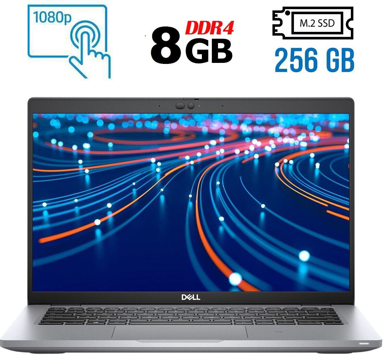 Ультрабук Б-клас Dell Latitude 5420 / 14" (1920x1080) IPS Touch / Intel Core i5-1145G7 (4 (8) ядра по 2.6 - 4.4 GHz) / 8 GB DDR4 / 256 GB SSD M.2 / Intel Iris Xe Graphics / WebCam / Windows 10 ліцензія