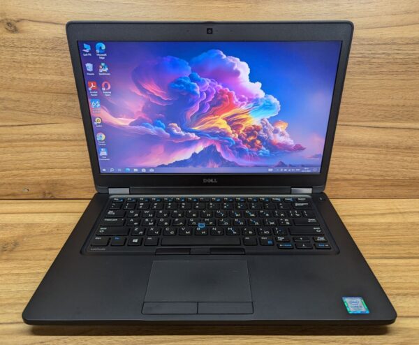 Ультрабук Б-клас Dell Latitude 5480 / 14" (1366x768) TN / Intel Core i5-7200U (2 (4) ядра по 2.5 - 3.1 GHz) / 8 GB DDR4 / 256 GB SSD / Intel HD Graphics 620 / WebCam / HDMI / Windows 10 - Зображення 2